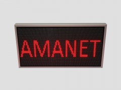 Reclama cu LED-uri 1030mm x 550mm, configuratie 96 x 48 P10 pentru AMANET