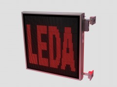 Afisaj programabil cu LED-uri DUBLA FATA 730mm x 730mm PUBLICITATE
