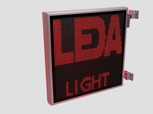 Afisaj programabil cu LED-uri DUBLA FATA 730mm x 730mm PUBLICITATE