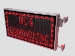 Afisaj programabil cu LED-uri DUBLA FATA 1030mm x 550mm pentru CONSULTANTA