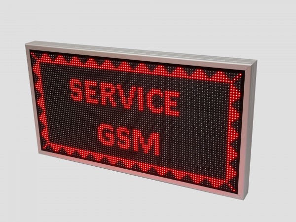 Reclama cu LED-uri pentru SERVICE GSM