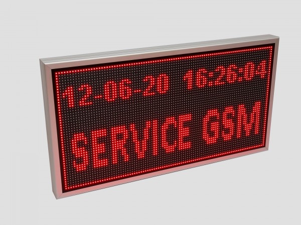 Reclama cu LED-uri pentru SERVICE GSM