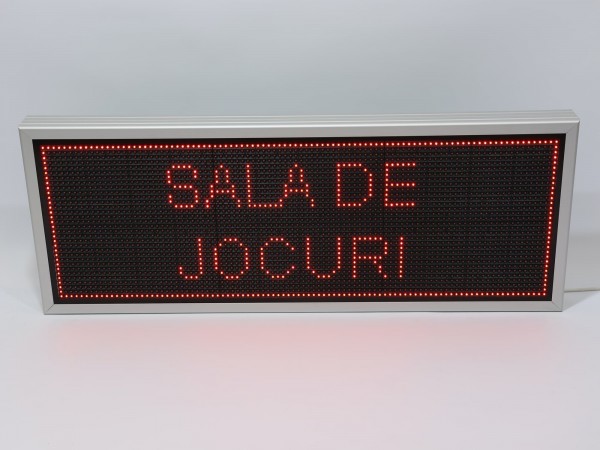 Afisaj cu LED-uri 96 x 32 P10 SALA DE JOCURI
