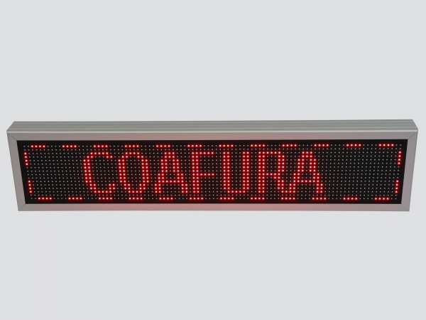 Reclama cu LED-uri 1050mm x 250mm P10 personalizata pentru FRIZERIE / COAFURA