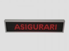 Afisaj cu LED-uri 1050mm x 250mm, configuratie 96 x 16 P10 ACTE AUTO / ASIGURARI
